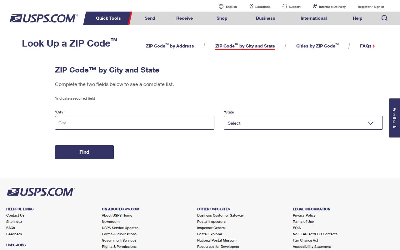 Oregon City ZIP directory USPS delivery verification